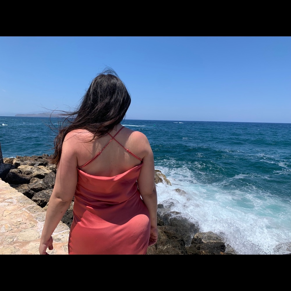 Forever 21 Coral Maxi Dress